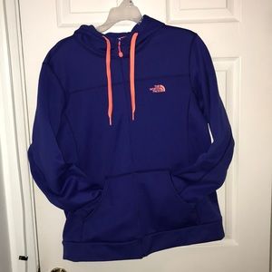 The North Face full zip fleece hoodie